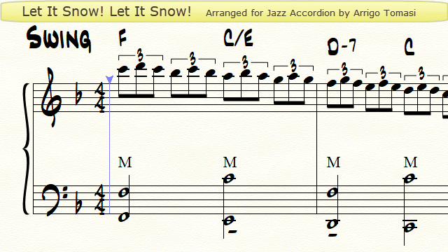Let It Snow for Jazz Accordion - Youtube